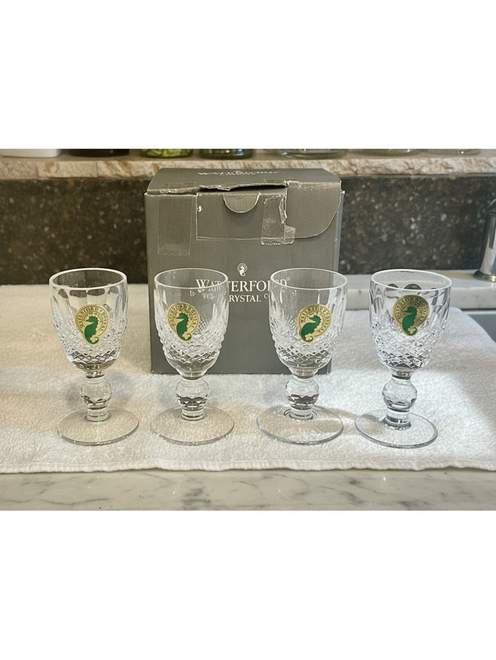 Waterford Crystal COLLEEN Liqueur Cordial Glass 3 1/4" Tall Made Ireland